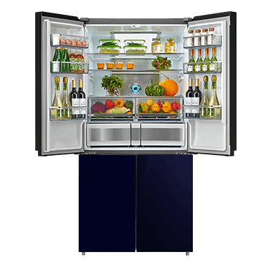 Toshiba double deals door fridge