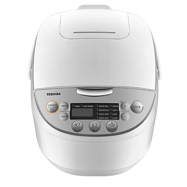 Vintage TOSHIBA Japan (RC-180D) 9-Cup Electric Rice Cooker White w/Manuals
