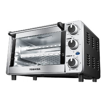 Toshiba Speedy Convection Toaster Oven Countertop with Double Infrared  Heating, 10-in-1 with Toast, Pizza, Rotisserie, Larger 6-slice Capacity,  1700W