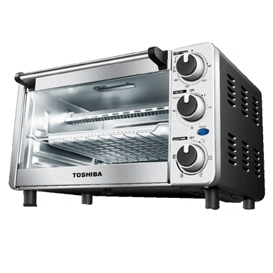 Toshiba TL2-AC25CZA(GR) Air Fryer Toaster Oven, 6-in-1 Digital Convection  Oven for 9 Cooking Presets, 6-Slice Bread/12-Inch Pizza, 1750W, Charcoal