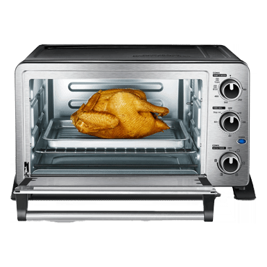 Toshiba 4-Slice Toaster Oven - Stainless Steel- With Accu Timer