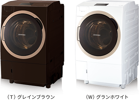 ドラム式洗濯乾燥機【19年製】ZABOON TW-127X7L(W)