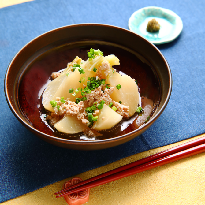 かぶのそぼろ煮（画像）