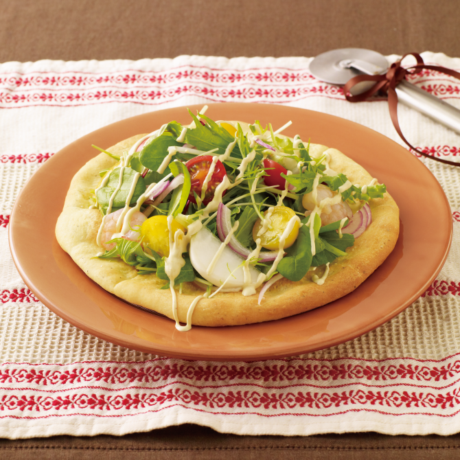 クイックサラダピッツァ