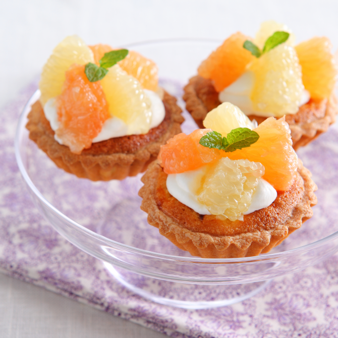 グレープフルーツのタルト