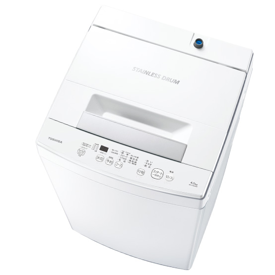 TOSHIBA 洗濯機 AW-45M9 2021年 高年式 単身用 M0720