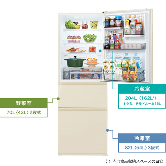 東芝ノンフロン冷凍冷蔵庫　GR-S36SV　2021年製