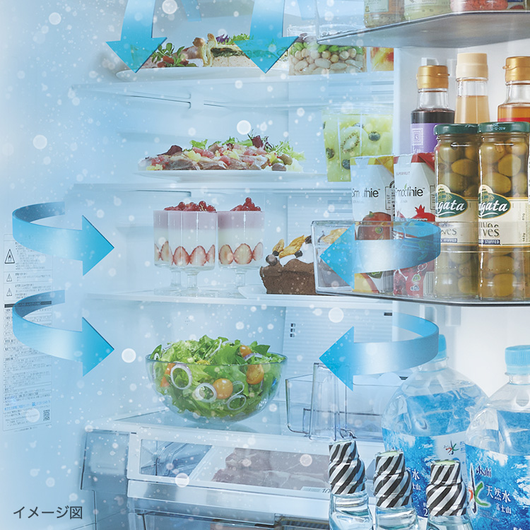 東芝　ノンフロン冷凍冷蔵庫　GR-T510FH（ZC）　2021年製ZCラピスアイボリー