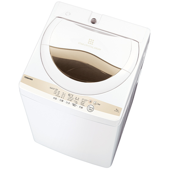 送料込み TOSHIBA 東芝 洗濯機 2022年製 5.0kg AW-5GA1オプション料金