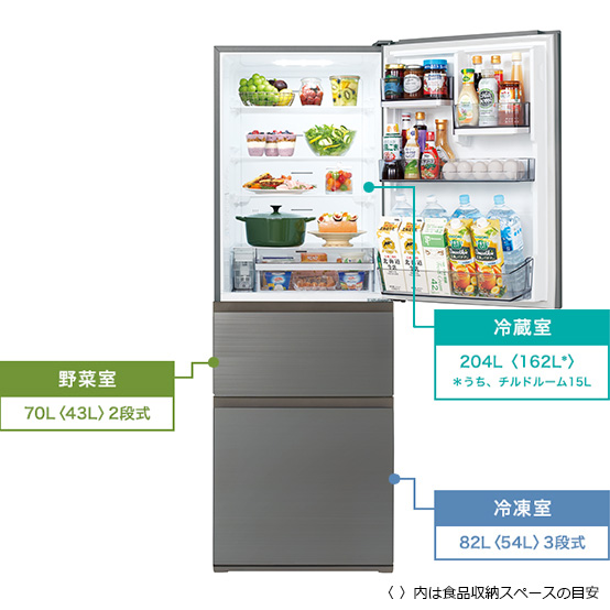 GR-T36SV | 冷蔵庫 | 東芝ライフスタイル株式会社 | 冷蔵庫 | 東芝 ...
