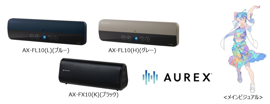 AUREXブランド第二弾新製品 ワイヤレススピーカー2種類を発売 | 東芝