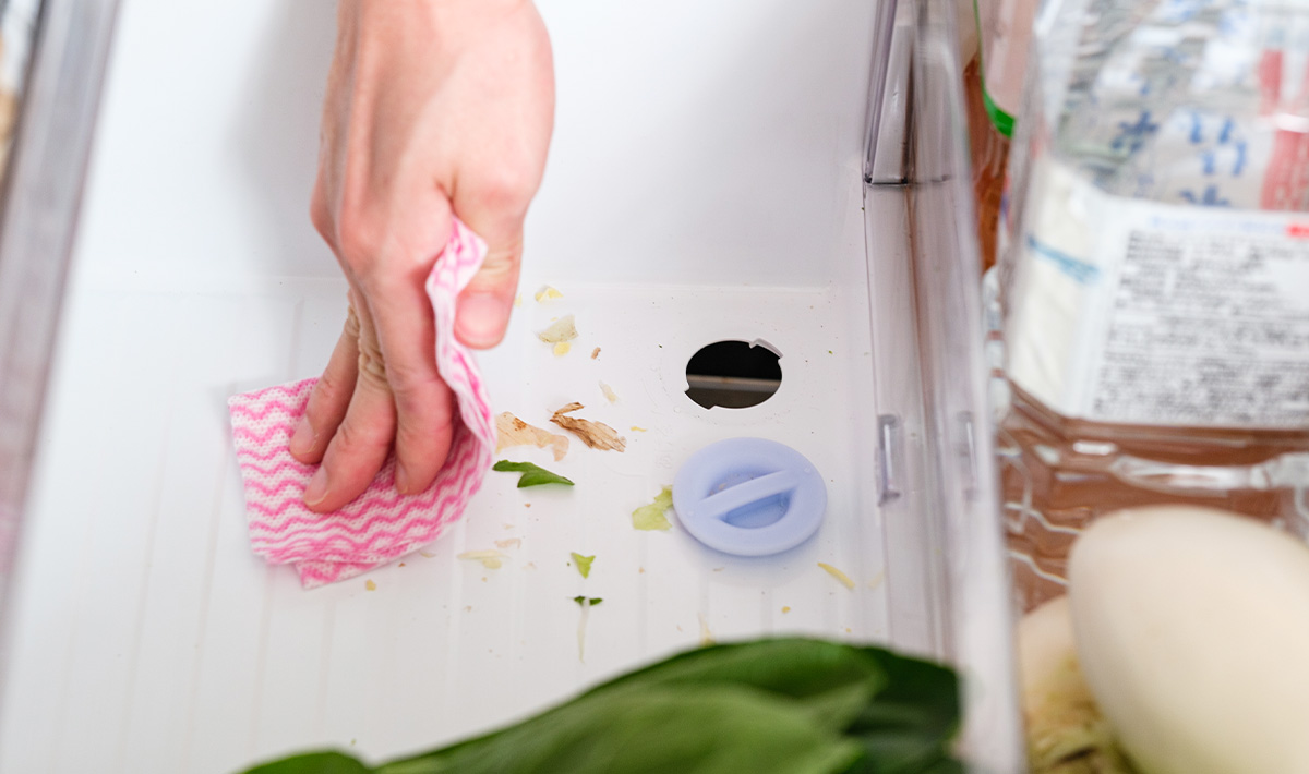 Shunさんお気に入りの野菜くずを捨てられる「おそうじ口」